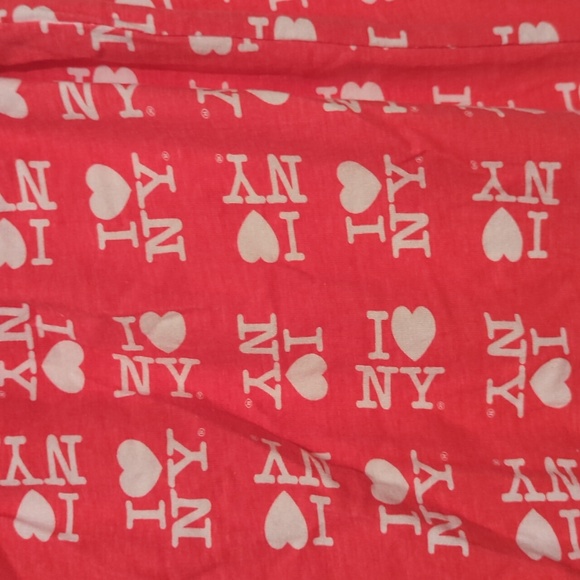 I ❤️ NY pink PJ pants size medium - Picture 3 of 6